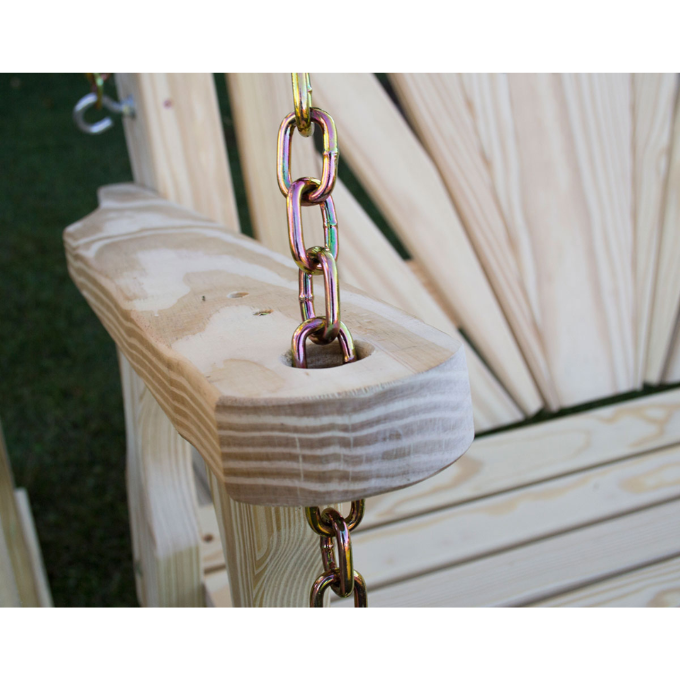 Creekvine Designs Treated Pine Starback Porch Swing - FS48STARCVD