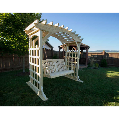 Creekvine Designs Treated Pine Starback Porch Swing - FS48STARCVD
