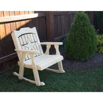 Creekvine Designs Treated Pine Starback Rocker - FR24STARCVD
