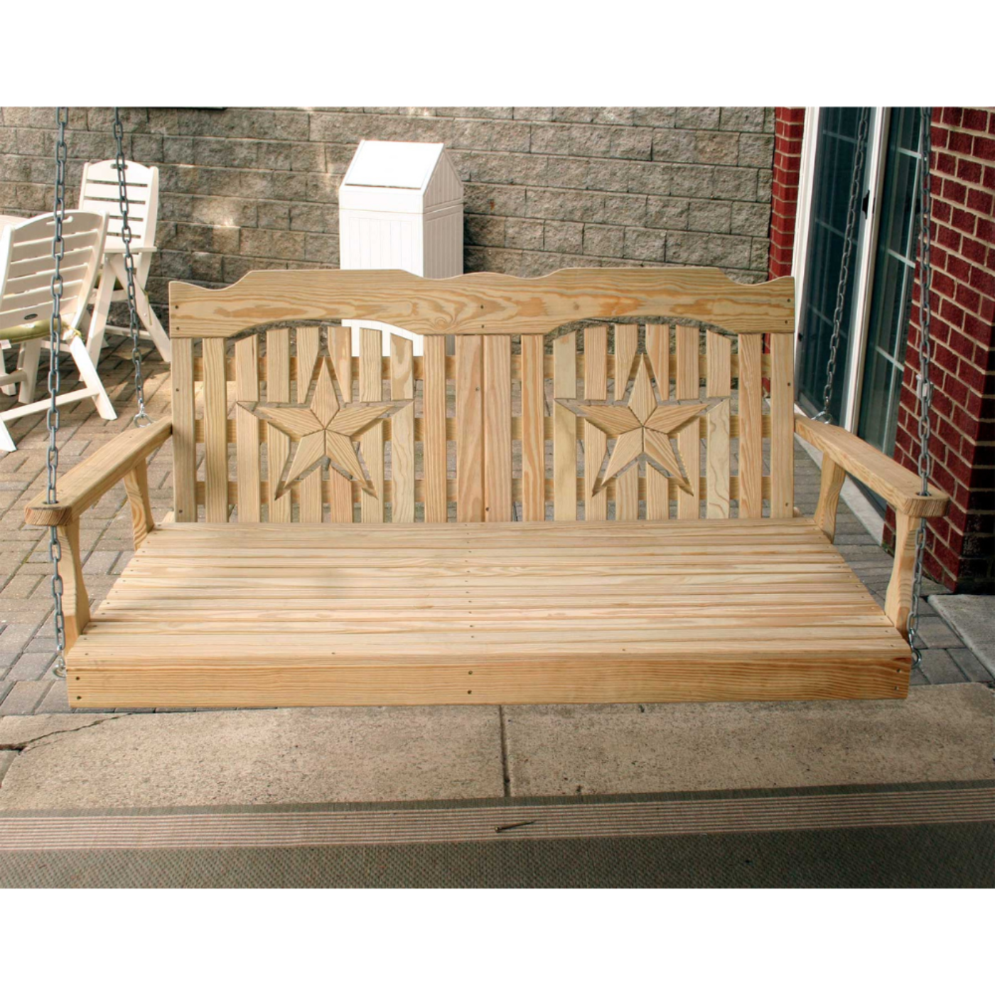 Creekvine Designs Treated Pine Starback Swingbed - FTSBED60STBCVD