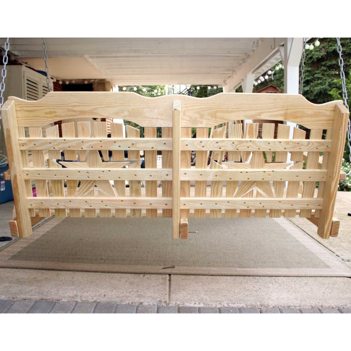 Creekvine Designs Treated Pine Starback Swingbed - FTSBED60STBCVD