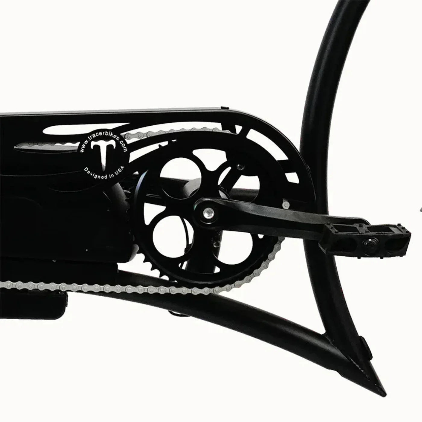 Tracer 800W Beyond Pro Stretch Classic Chopper Electric Bike - MB-EB-BEYOND Pro-BK - MB-EB-BEYOND Pro-BK