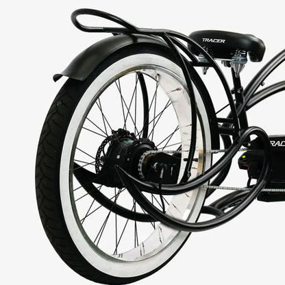 Tracer 800W Beyond Pro Stretch Classic Chopper Electric Bike - MB-EB-BEYOND Pro-BK - MB-EB-BEYOND Pro-BK