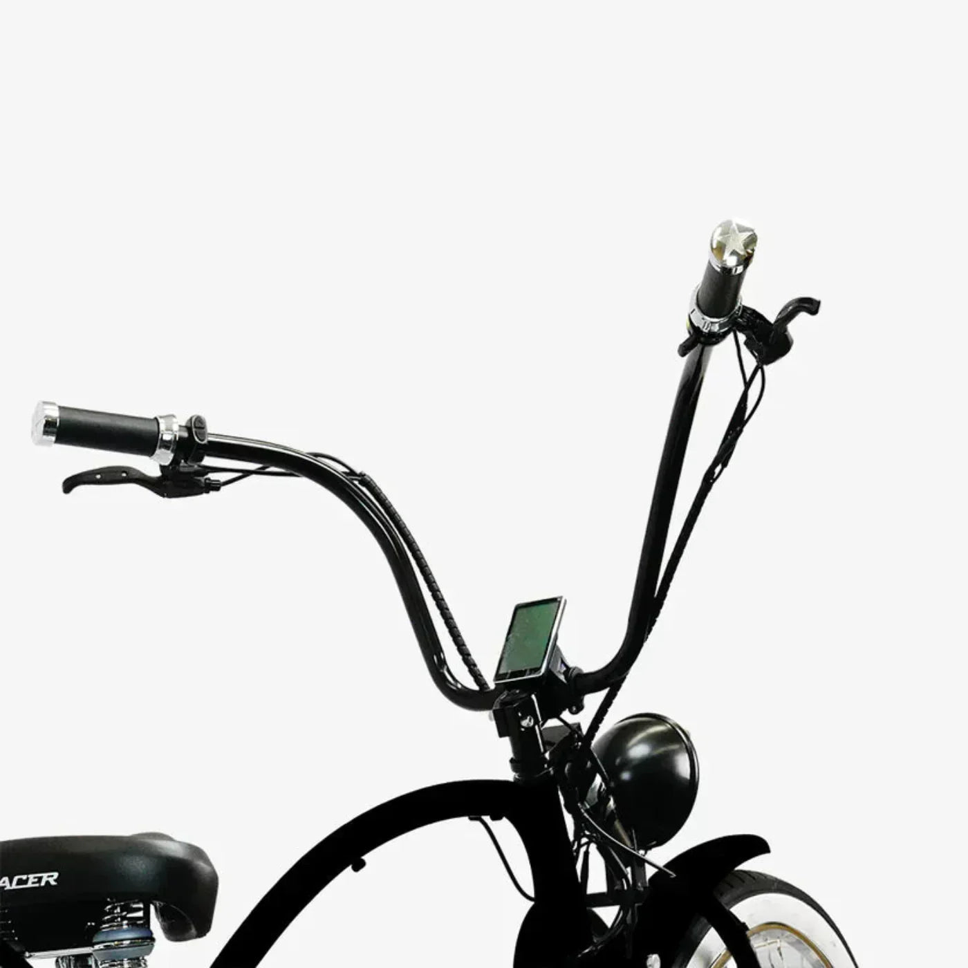 Tracer 800W Beyond Pro Stretch Classic Chopper Electric Bike - MB-EB-BEYOND Pro-BK - MB-EB-BEYOND Pro-BK
