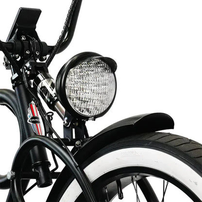 Tracer 800W Beyond Pro Stretch Classic Chopper Electric Bike - MB-EB-BEYOND Pro-BK - MB-EB-BEYOND Pro-BK
