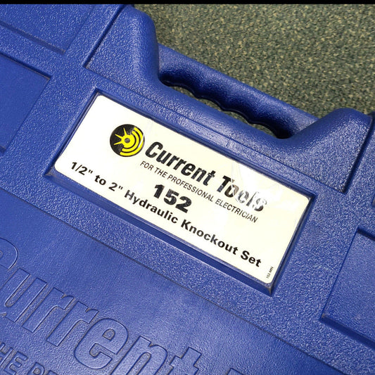 Current Tools 152 Standard Hydraulic Knockout Set - Reconditioned - Current Tools 152