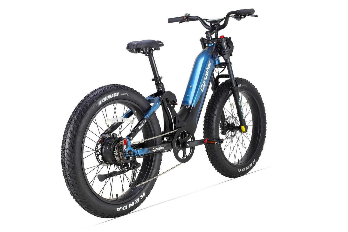 Cyrusher Trax 2.0 Step-Thru Full-Suspension E-Bike - US-TRAX2.0-BL