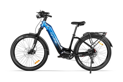 Cyrusher Path E-Bike | 59 Mi Range • 750 W Power • City Comfort - Path-BL-US