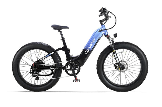 Cyrusher Roam Step-Thru Full-Suspension E-Bike - US-ROAM-BLUE