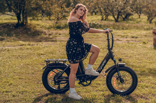 Cyrusher Rumble Step-Thru Fat Tire E-Bike - US-Rumble-WH