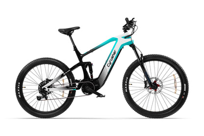 Cyrusher Cyclone X Carbon eMTB - US-Cyclone-X-Cyan