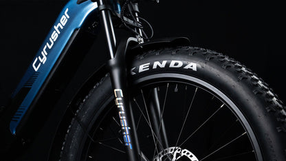Cyrusher Trax 2.0 Step-Thru Full-Suspension E-Bike - US-TRAX2.0-BL