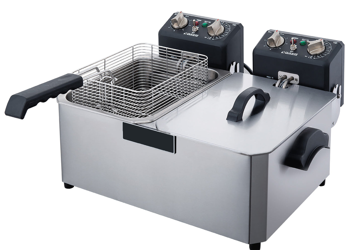 Chef AAA 14lb Two Basket Electric Countertop Deep Fryer - TCF7ED