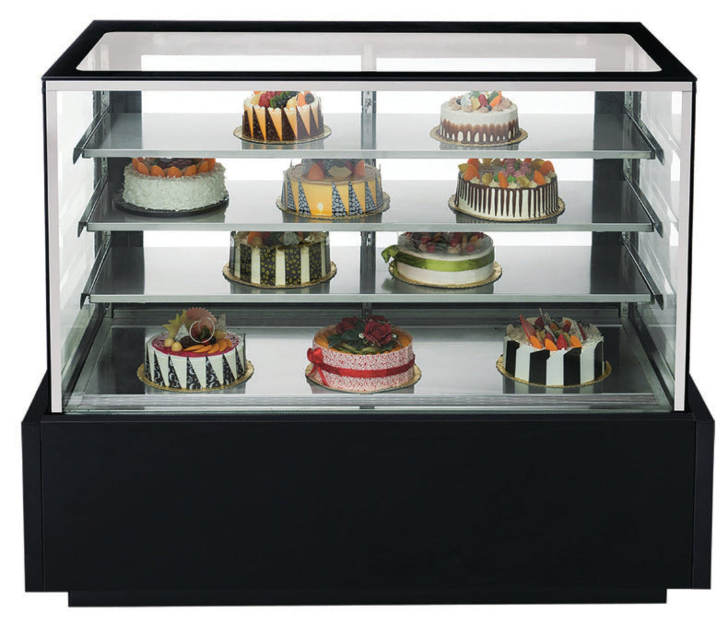 Chef AAA 72" Straight Glass Bakery Case - TDM72R