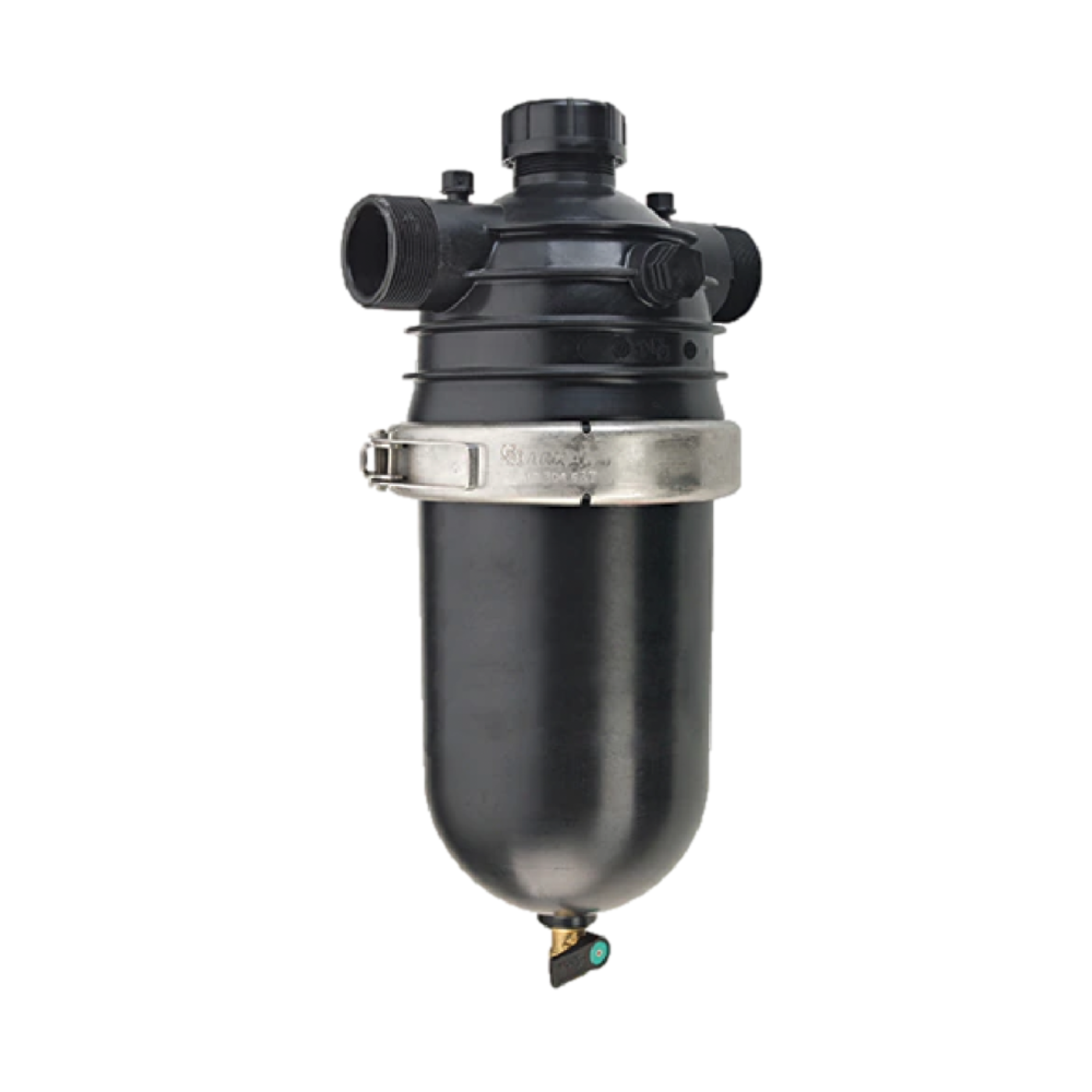 Netafim - NETAFIM 2 in. MIPT Plastic Black 140 Mesh with Grooved Disc Element - DF200-140