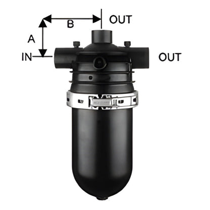 Netafim, 2 in. MPT X MPT 200 Mesh 132Gpm - DF200-20