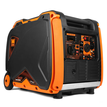 WEN DF450i Super Quiet 4500-Watt Dual Fuel RV-Ready Portable Inverter Generator with Fuel Shut-Off - DF450i