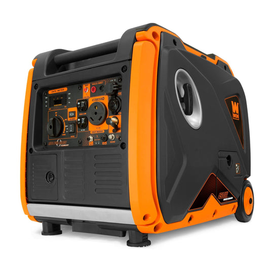 WEN DF451i Super Quiet 4500-Watt Electric Start Dual Fuel RV-Ready Portable Inverter Generator with Fuel Shut-Off - DF451i