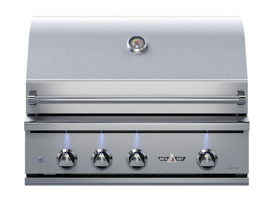 Delta Heat 32 Inch Propane Grill with Infrared Rotisserie - DHBQ32R-DL