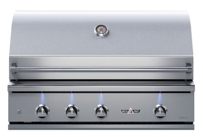 Delta Heat 38 Inch Propane Grill with Infrared Rotisserie and Sear Zone - DHBQ38RS-DL