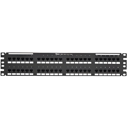 Panduit Punchdown Patch Panel, Cat 6A, Flat, 48 - DP486X88TGY
