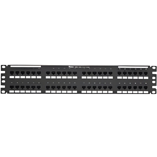 Panduit Punchdown Patch Panel, Cat 6A, Flat, 48 - DP486X88TGY