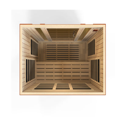 Dynamic Saunas Bellagio 3 Person Low EMF Far Infrared Sauna (DYN-6306-02) - DYN-6306-02