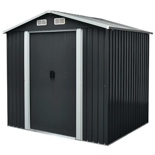 Chery Industrial [AS-IS] Metal Storage Garden Shed 6x8ft - D_GG000045
