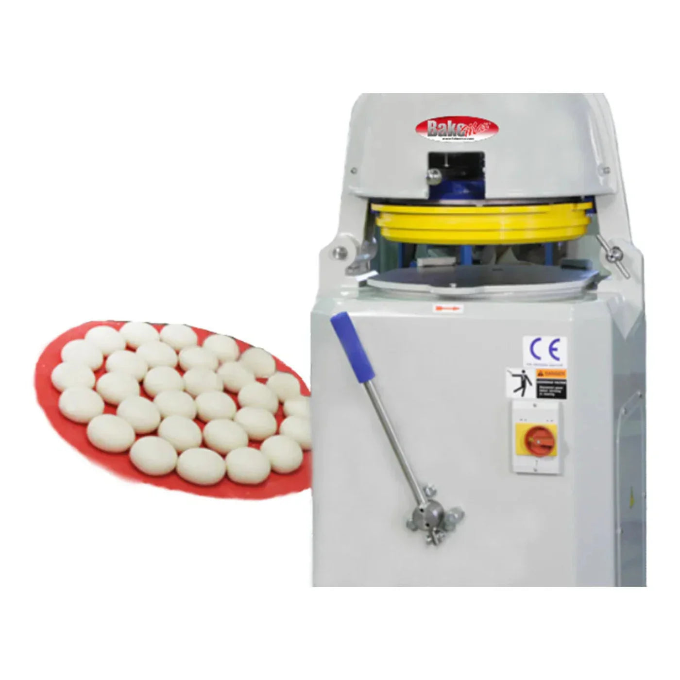 BakeMax 25.2" Semi-Automatic Bun Divider, 1.41 Oz. - 4.23 Oz. Divider Range - BMBD030