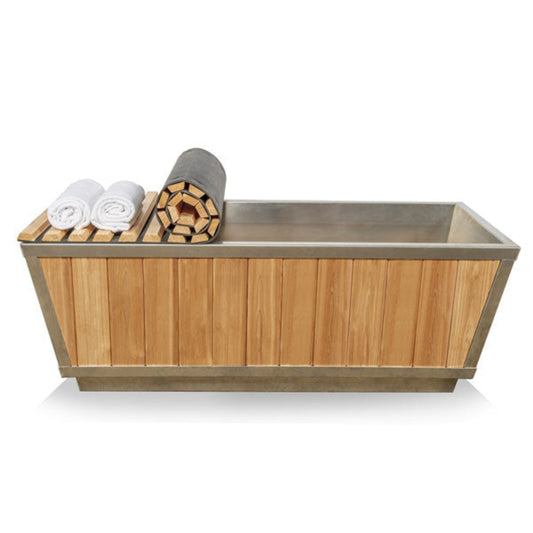 Dundalk LeisureCraft The Glacier Cold Plunge Tub - Clear Red Cedar - DLGLACIER-NOTUB