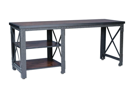 Duramax 72 In Weston Industrial Metal & Wood desk 68052