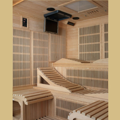 Dynamic Saunas Monaco Ultra Low EMF Far Infrared Sauna - DYN-6996-01 Elite