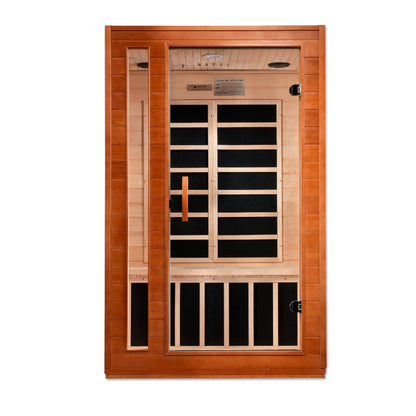 Dynamic Saunas Cordoba 2 Person Low EMF FAR Infrared Sauna (DYN-6203-01) - DYN-6203-01