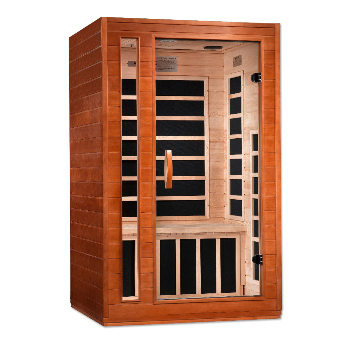 Dynamic Saunas Cordoba 2 Person Low EMF FAR Infrared Sauna (DYN-6203-01) - DYN-6203-01