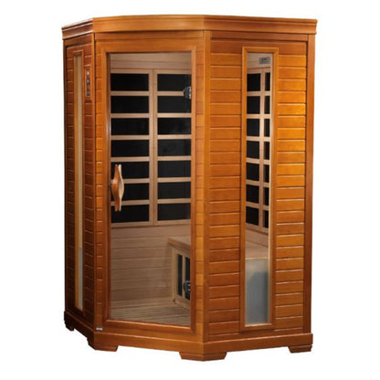 Dynamic Saunas Heming 2 Person Low EMF FAR Infrared Sauna (DYN-6225-02) - DYN-6225-02