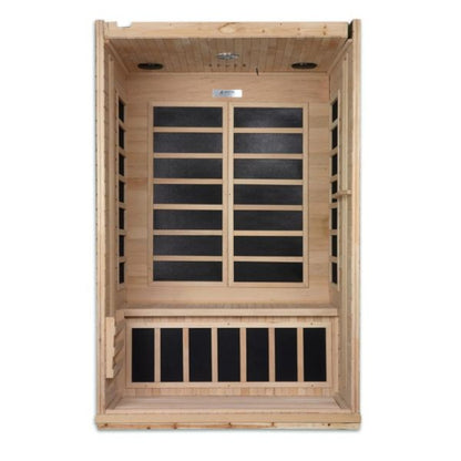 Dynamic Saunas Venice 2-Person Low EMF FAR Infrared Sauna (DYN-6210-01) - DYN-6210-01