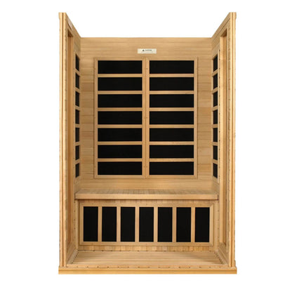 Dynamic Versailles 2 Person Low EMF FAR Infrared Sauna (DYN-6202-03) - DYN-6202-03