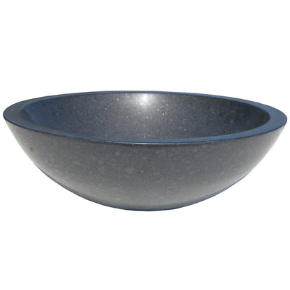 Eden Bath Black Honed Basalt Vessel Sink Bowl - EB_S002BA-H