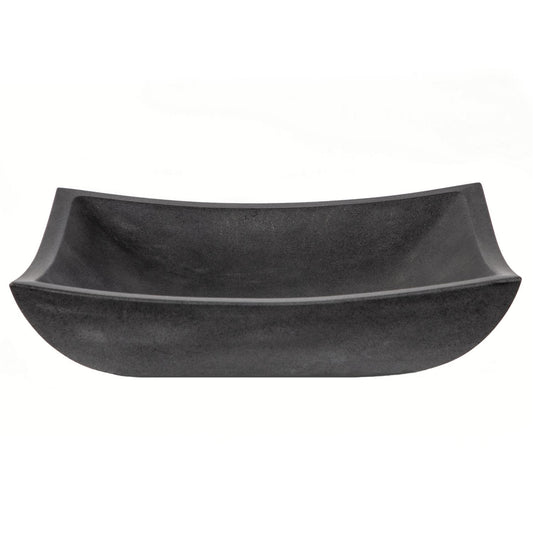 Eden Bath Deep Zen Sink - Honed Lava Stone - EB_S011LS-H