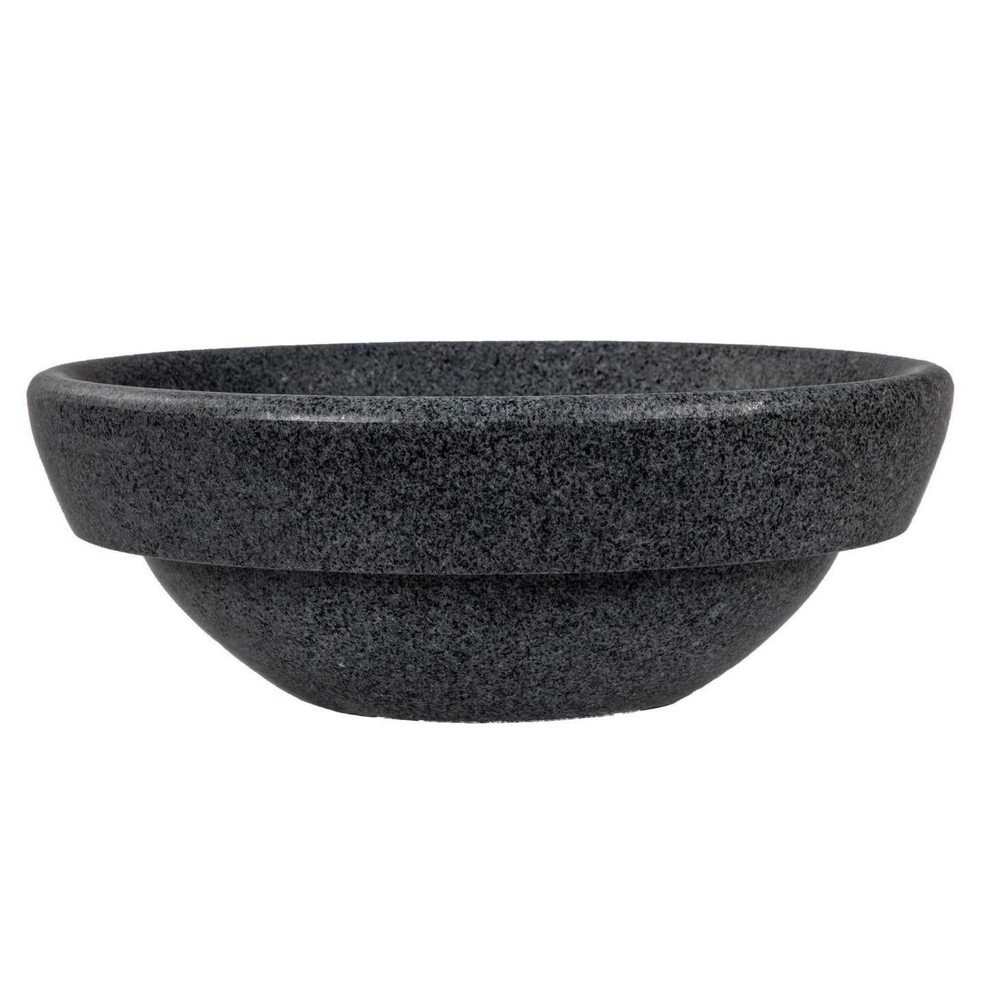 Eden Bath Echo Bowl Shaped Vessel Sink - Honed Padang Dark Granite - EB_S022PD-H