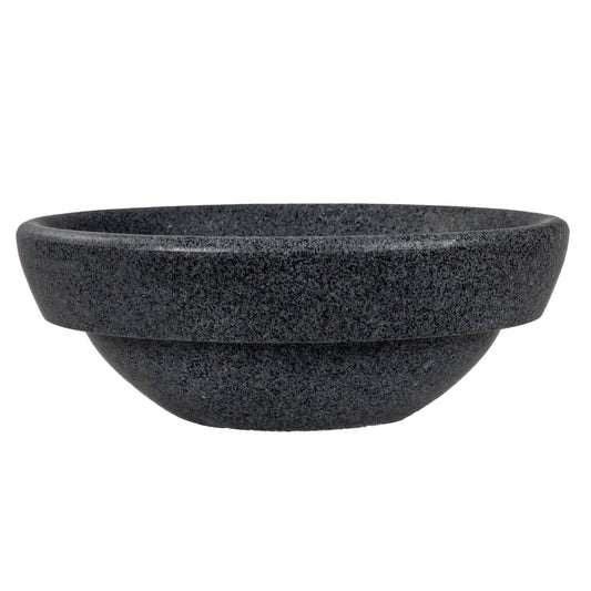 Eden Bath Echo Bowl Shaped Vessel Sink - Honed Padang Dark Granite - EB_S022PD-H