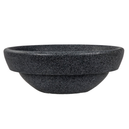 Eden Bath Echo Bowl Shaped Vessel Sink - Honed Padang Dark Granite - EB_S022PD-H