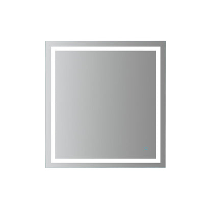 Arpella  Luci 34x36 Inch LED Mirror with Memory Dimmer and Defogger - LEDAM3436