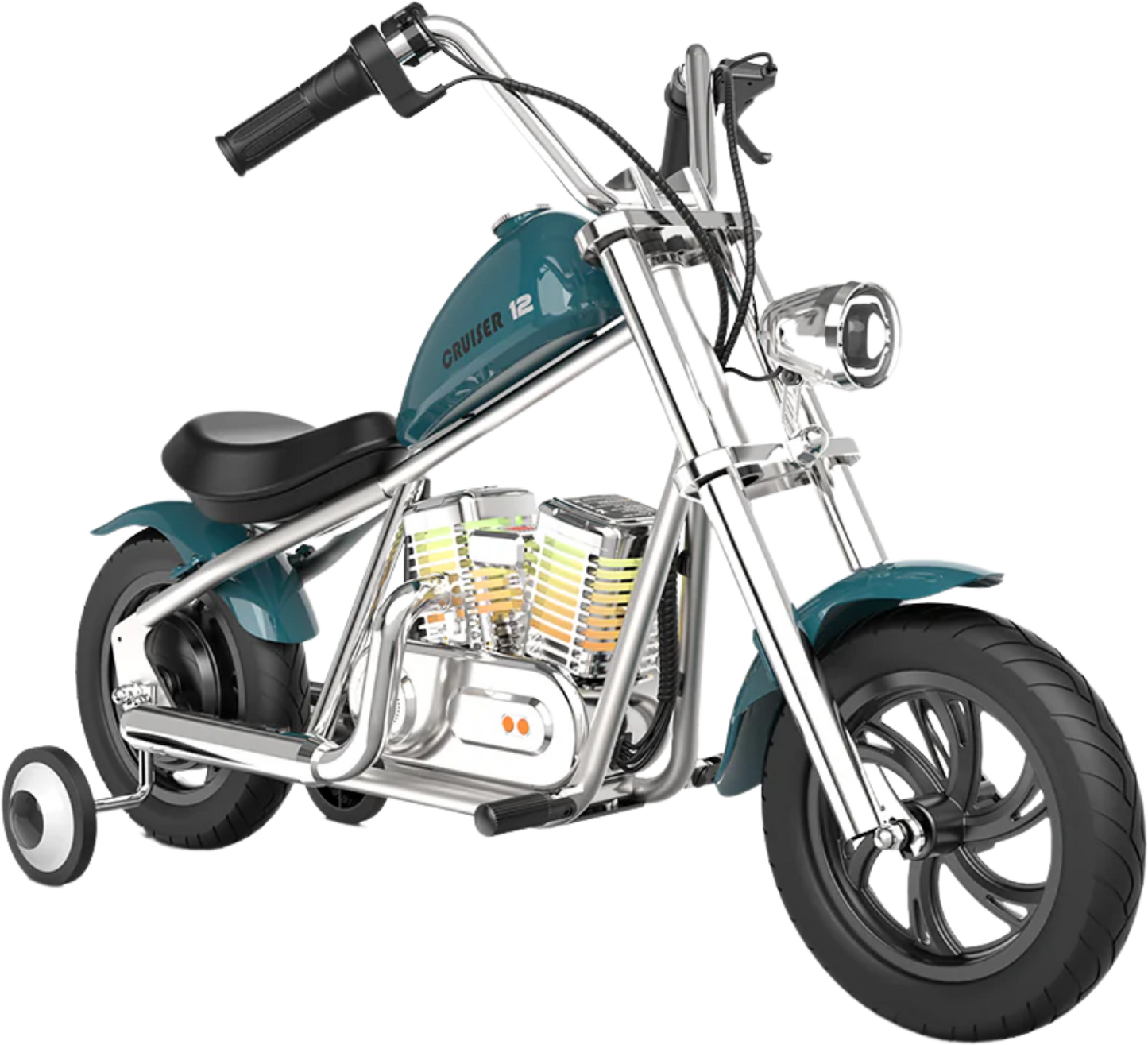Hyper Gogo Cruiser 12+ Electric Kids Motorcycle, App Control, Bluetooth, 160W, 10 MPH - EL-MB03C-ORANGE
