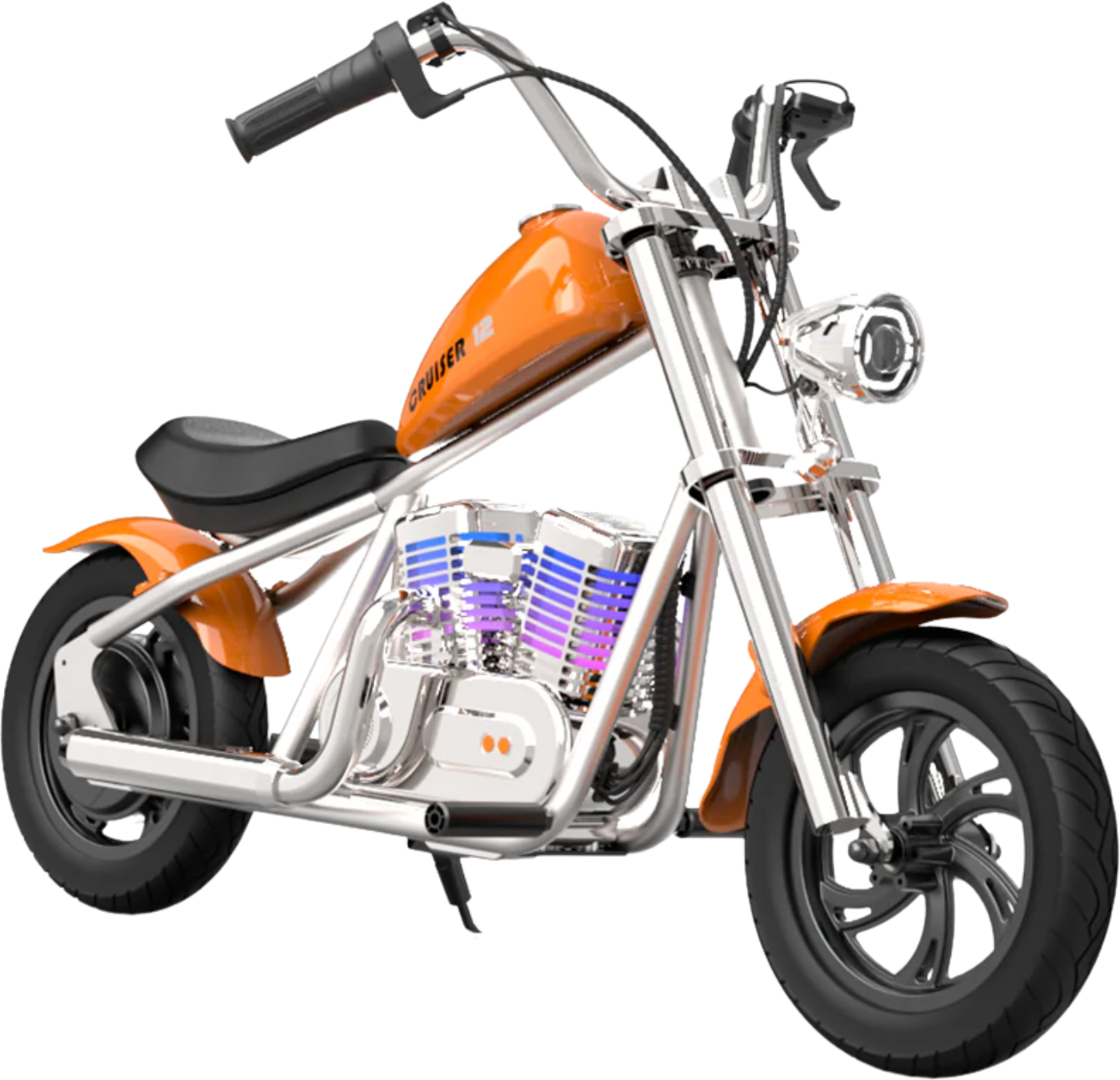 Hyper Gogo Cruiser 12+ Electric Kids Motorcycle, App Control, Bluetooth, 160W, 10 MPH - EL-MB03C-ORANGE