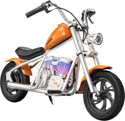 Hyper Gogo Cruiser 12+ Electric Kids Motorcycle, App Control, Bluetooth, 160W, 10 MPH - EL-MB03C-ORANGE