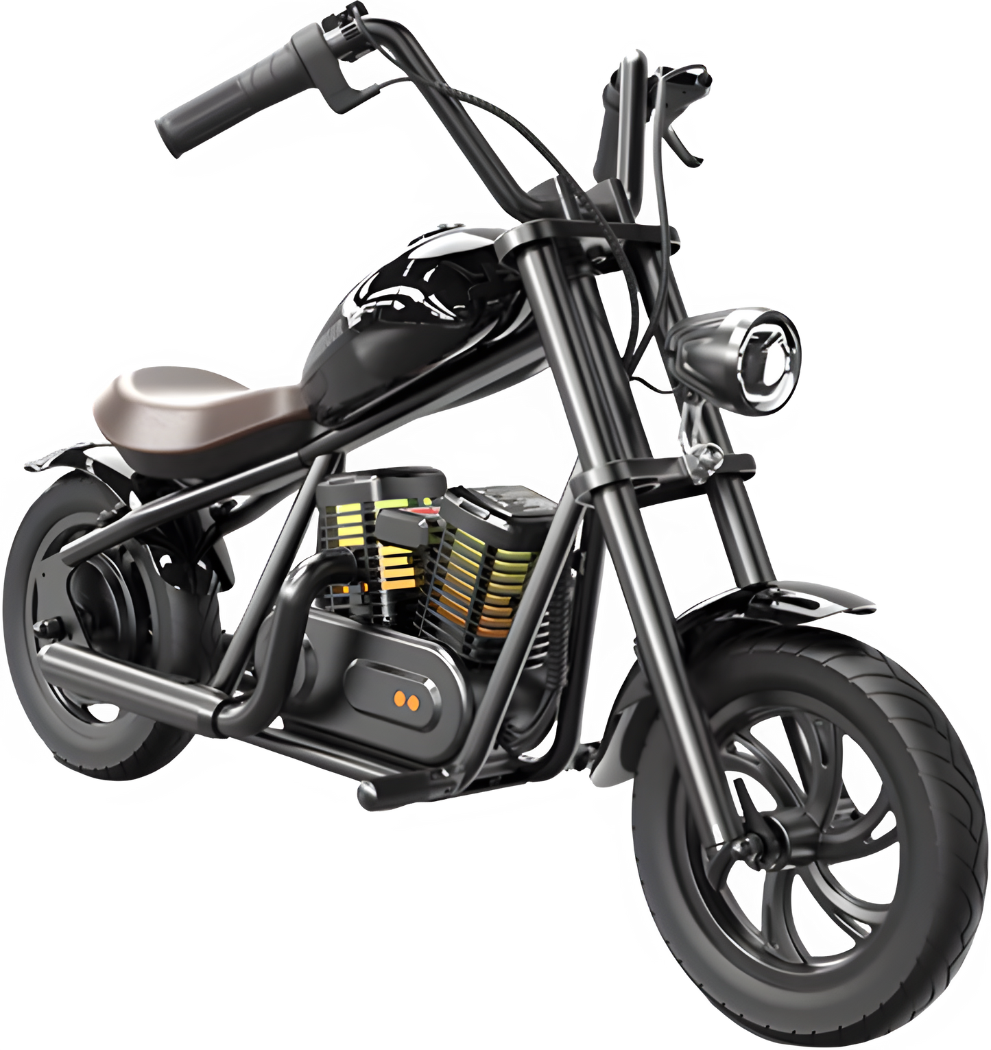 Hyper Gogo Challenger 12 Plus Electric Kids Motorcycle Bluetooth Speaker 21.9V 160W 10 MPH 7.5 Miles - EL-MB07P-ORANGE