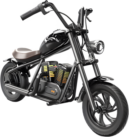 Hyper Gogo Challenger 12 Plus Electric Kids Motorcycle Bluetooth Speaker 21.9V 160W 10 MPH 7.5 Miles - EL-MB07P-ORANGE