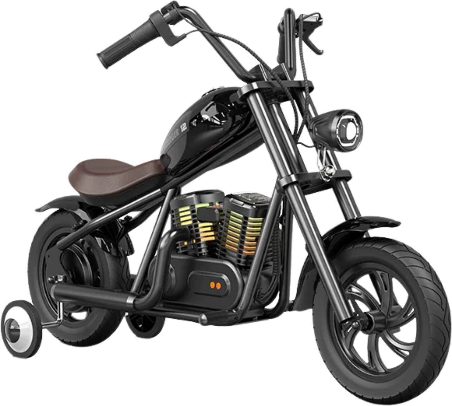 Hyper Gogo Challenger 12 Plus Electric Motorcycle, Bluetooth - EL-MB07C-ORANGE