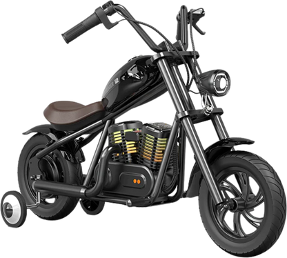 Hyper Gogo Challenger 12 Plus Electric Kids Motorcycle Bluetooth Speaker 21.9V 160W 10 MPH 7.5 Miles EL-MB07P New - EL-MB07P-ORANGE